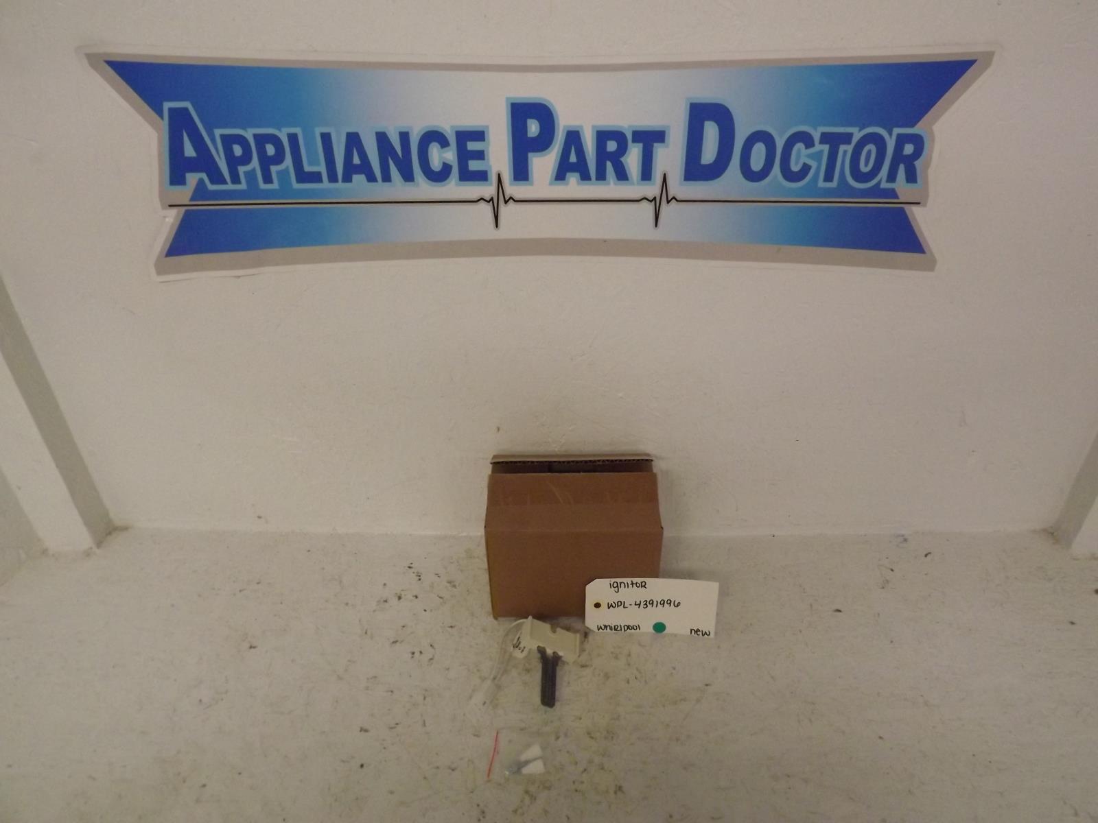 Whirlpool Dryer WPL-4391996 Ignitor New Whirlpool Dryer WPL-4391996 Ignitor New
